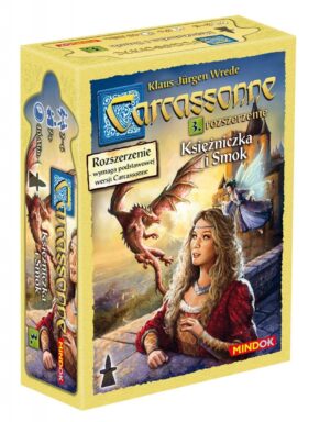 Gra Carcassonne PL 3. Księżniczka i Smok