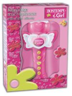Mikrofon karaoke różowy