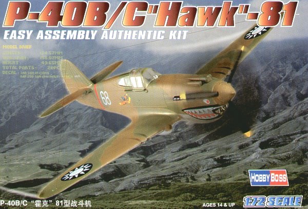 Model plastikowy P-40B/C Hawk- 81