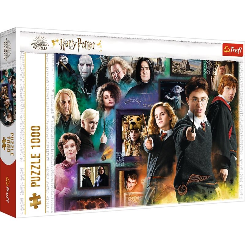 Puzzle 1000 elementów Świat Czarodziejów Harry Potter