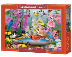 Puzzle 2000 elementów Ptaki Rytm natury