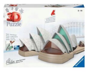 Puzzle 216 elementów 3D Budynki nocą Opera w Sydney