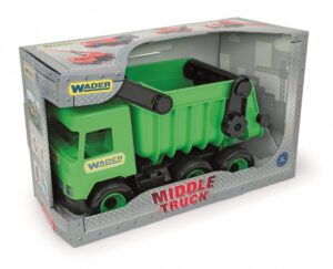 Wywrotka zielona Middle Truck w kartonie