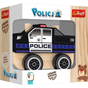 Auto drewniane Policja