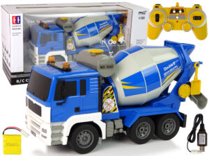 Ciężarówka Betoniarka Zdalnie Sterowana Niebieska 2