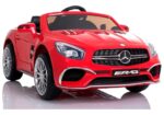 Elektrische Fahrt auf Auto Mercedes SL65 Rot LCD