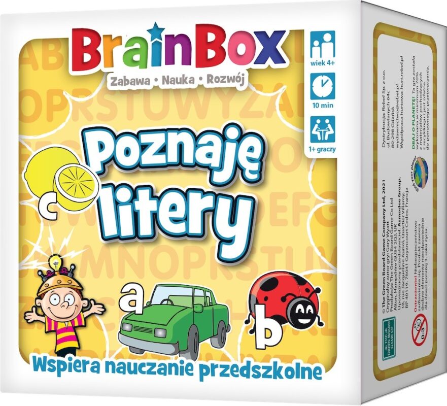 Gra BrainBox - Poznaję litery