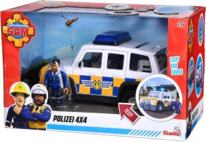 Jeep policyjny z figurką Strażak Sam