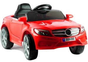Kinderfahrzeug BBH-958 Rot 2x45W Ledersitz weiche EVA-Reifen Musik-Panel Auto