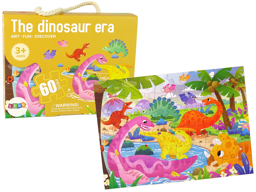 Kinderpuzzle Dinosaurier Era 60 Teile.