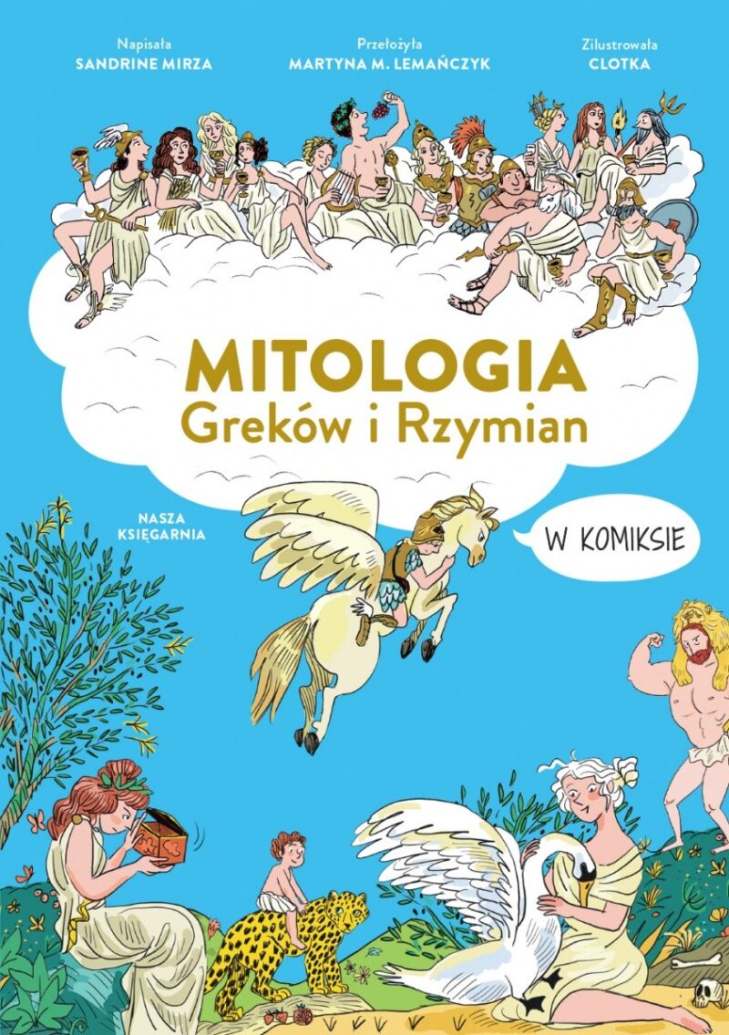 Książka Mitologia Greków i Rzymian w komiksie