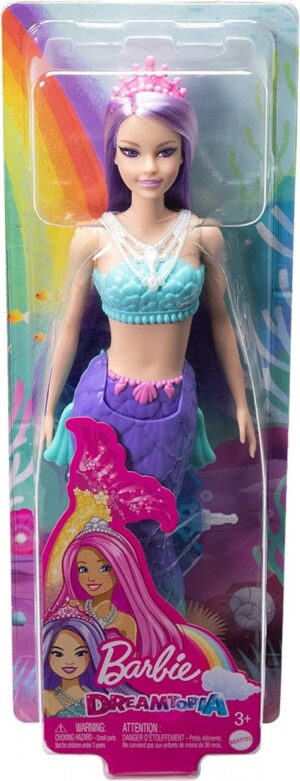 Lalka Barbie Dreamtopia Syrenka Fioletowo-niebieski ogon