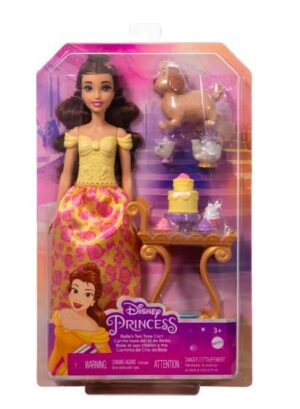 Lalka Disney Princess Bella i wózek z podwieczorkiem