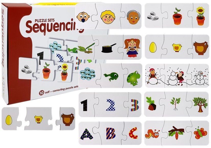 Lernpuzzle Puzzle Lernen 10 Verbindungen