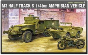 M3 Half Track an d 1/4 Ton Amphibian Vehicle
