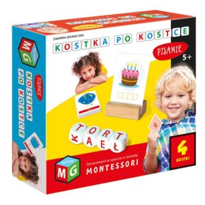 MULTIGRA Montessori Kostka po kostce - pisanie 4 kostki