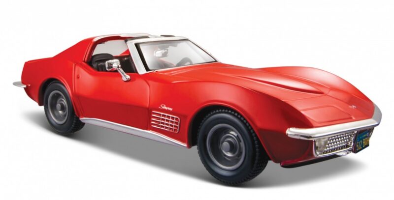 Model metalowy Chevrolet Corvette 1970 czerwony