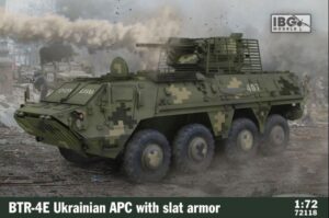 Model plastikowy BTR-4E Ukrainian APC with slat armor 1/72