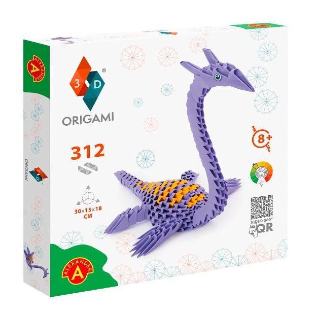 Origami 3D - Plezjozaur