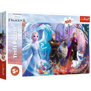 Puzzle 100 elementów Frozen 2 - Magia Krainy Lodu