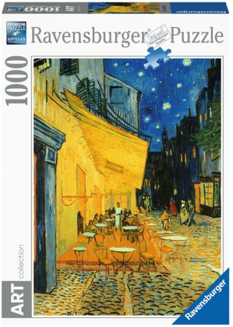 Puzzle 1000 elementów Art Collection Taras kawiarni w nocy
