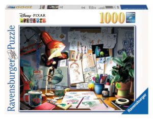 Puzzle 1000 elementów Biurko Artysty