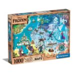 Puzzle 1000 elementów Compact Disney Maps Frozen