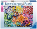 Puzzle 1000 elementów Kolorowe części puzzli