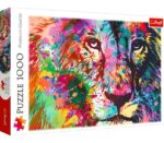 Puzzle 1000 elementów Kolorowy lew