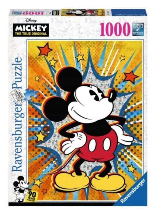 Puzzle 1000 elementów  Myszka Miki Retro