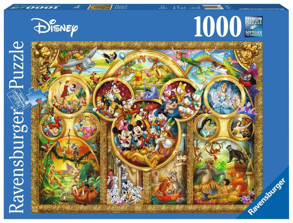 Puzzle 1000 elementów Najpiękniejsze momenty Disneya
