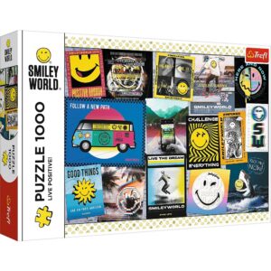 Puzzle 1000 elementów Żyj pozytywnie Smiley 10729