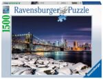 Puzzle 1500 elementów Zima w Nowym Jorku