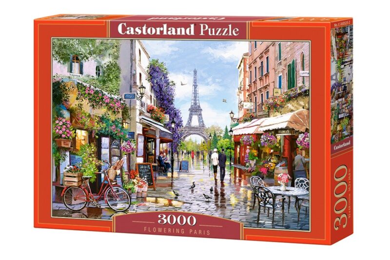 Puzzle 3000 elementów - Kwitnący Paryż