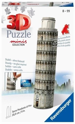 Puzzle 3D Mini budowle. Krzywa Wieża w Pizie