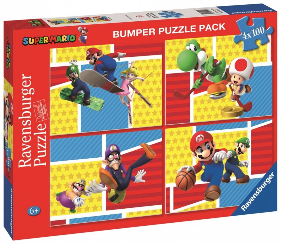 Puzzle 4x100 elementów Super Mario