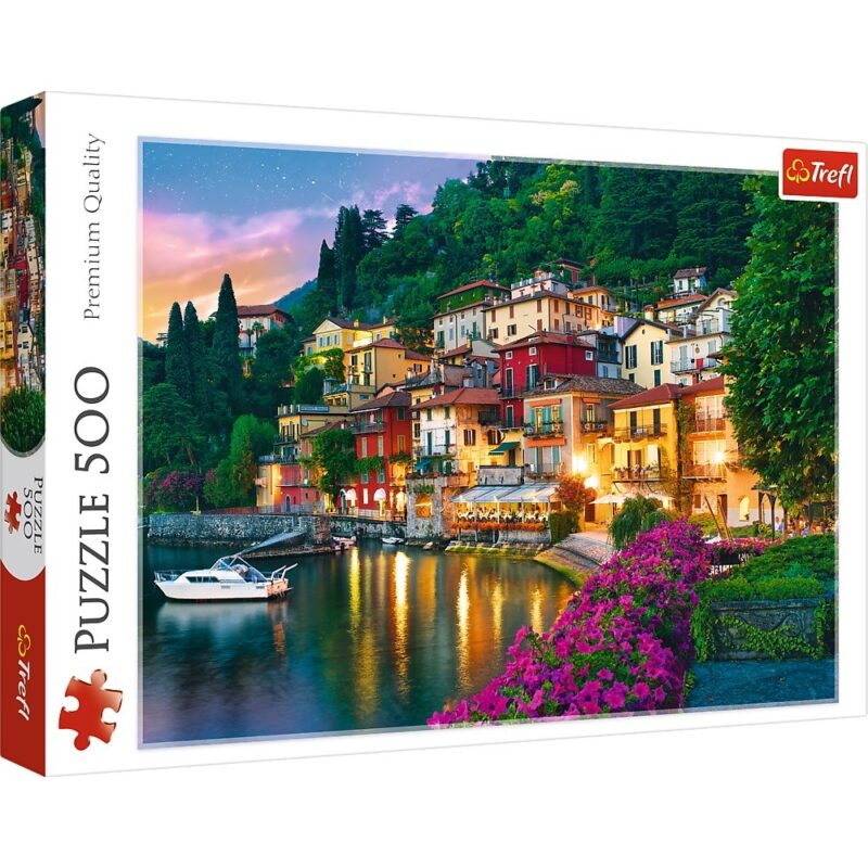 Puzzle 500 elementów Jezioro Como