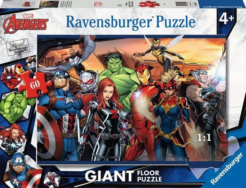 Puzzle 60 elementów Avengers Gigant
