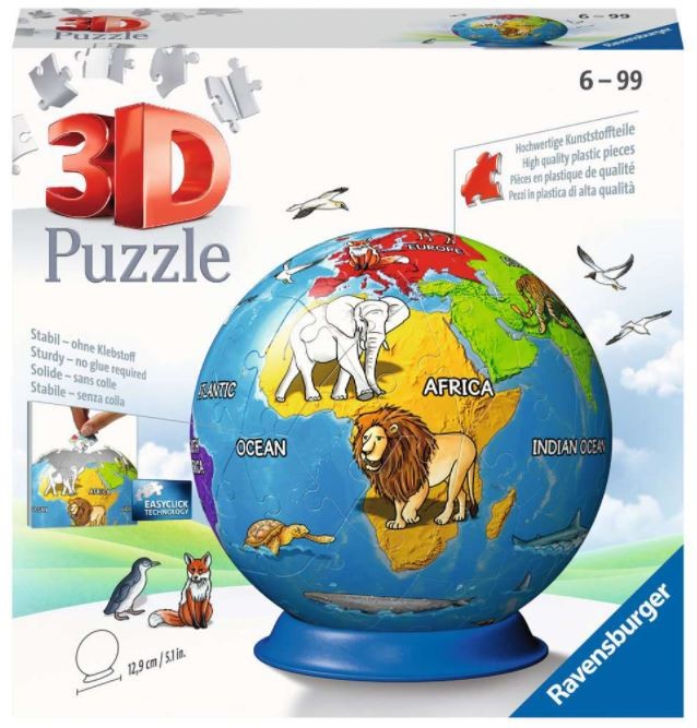 Puzzle 72 elementy 3D Kula