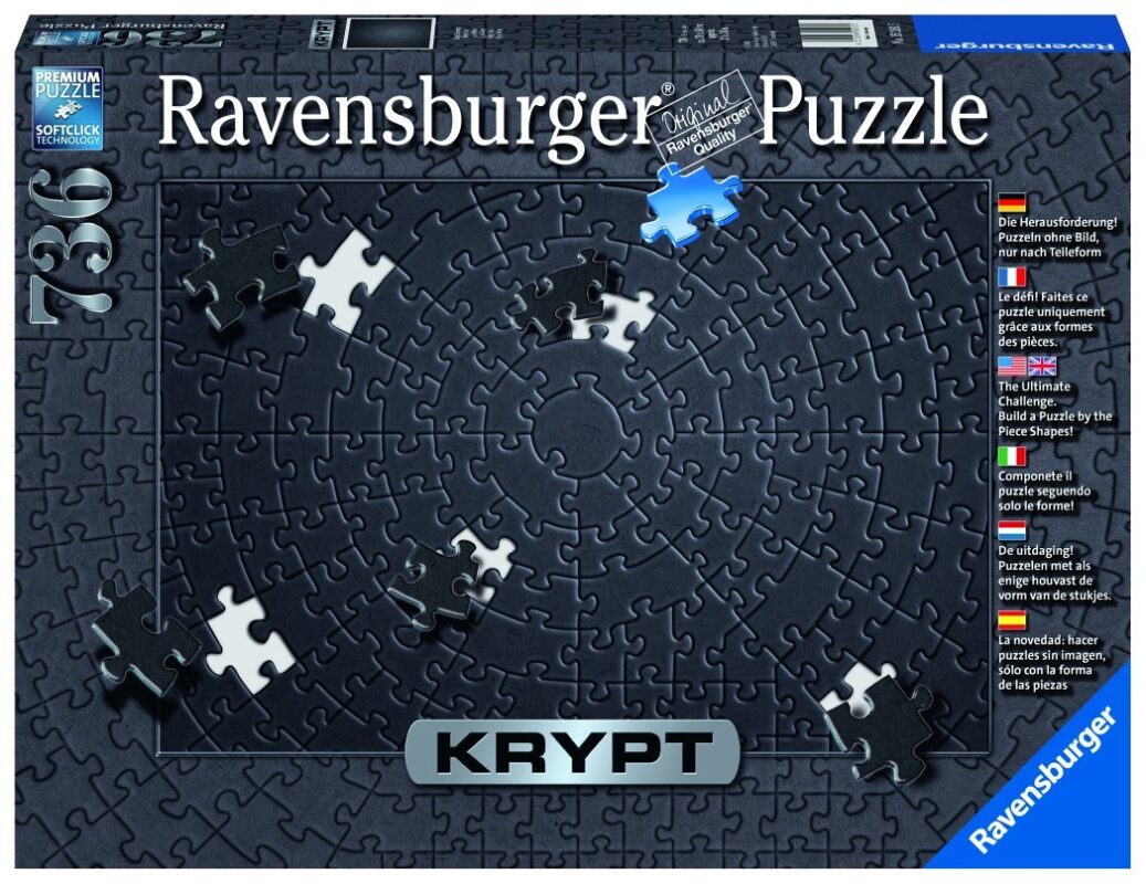 Puzzle 736 elementów Krypt Czarne
