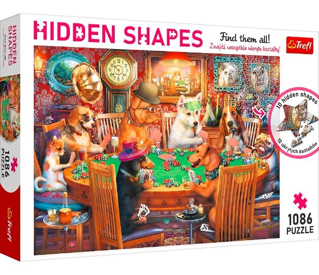 Puzzle Hidden Shapes Wieczór gier
