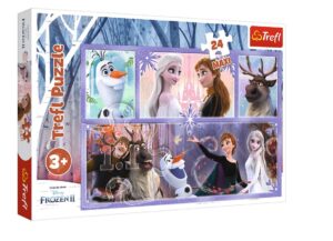 Puzzle Świat pełen magii Frozen 2 24 Maxi elementów