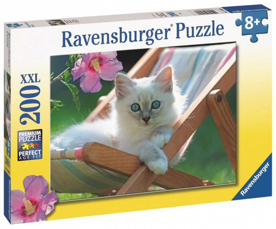 Puzzle dla dzieci 2D Zdjęcie kota 200 elementów