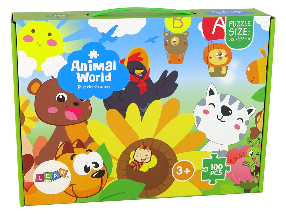 Puzzles für Kinder Tierpuzzle 100 Teile.
