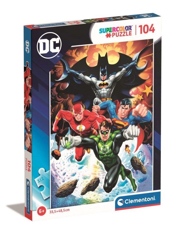 Puzzzle 104 elementy Super Kolor DC Comics
