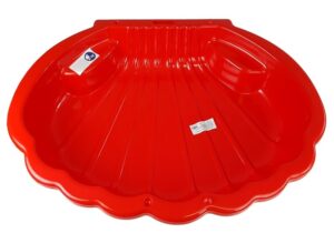 Sandkasten Schwimmbad Scallop Rot 2075