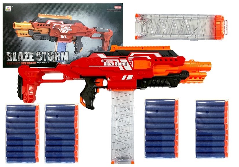 Spielzeugpistole 40 Stück Schaumstoffpatronen