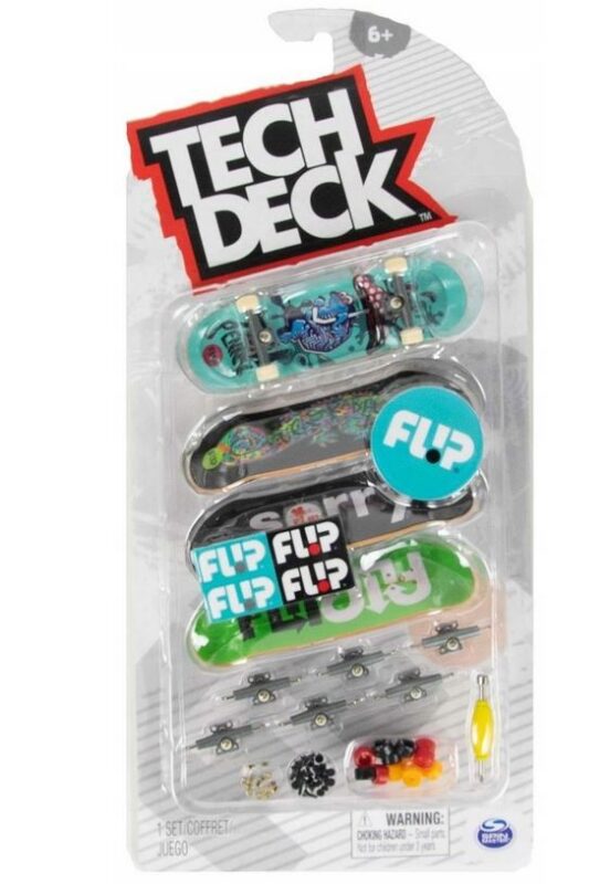 Tech Deck fingerboard - zestaw 4pk Flip