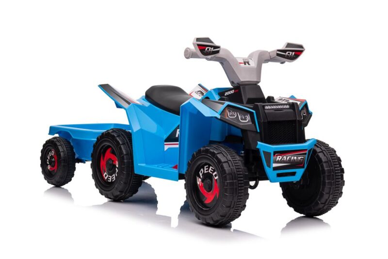 XMX630T Blaues Batterie-Quad mit Anhänger