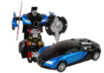 Zestaw 2w1 Auto Robot Transformers Czerwony Niebieski HXSY03
